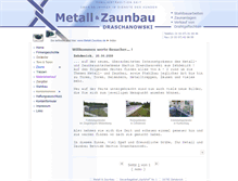 Tablet Screenshot of metall-zaunbau.de